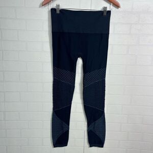 Spanx Womens leggings Size L Seamless moto Blue new with tags